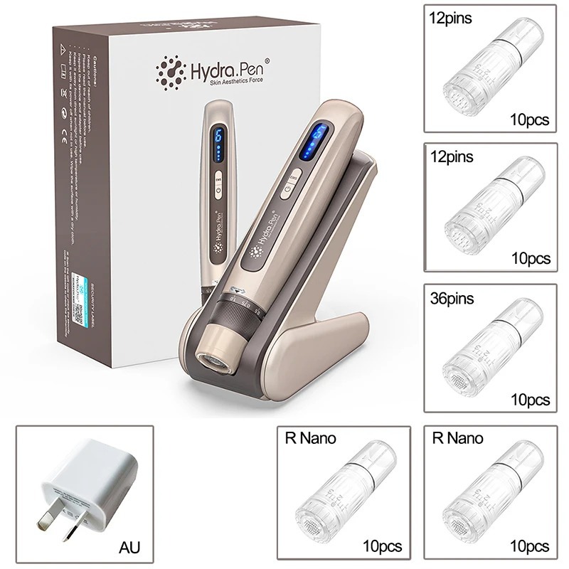 New EMS Microcurrent Hydra Pen H5 Mesotherapy Automatical Serum Applicator Beauty & Care Derma Microneedling Pen - Image 5